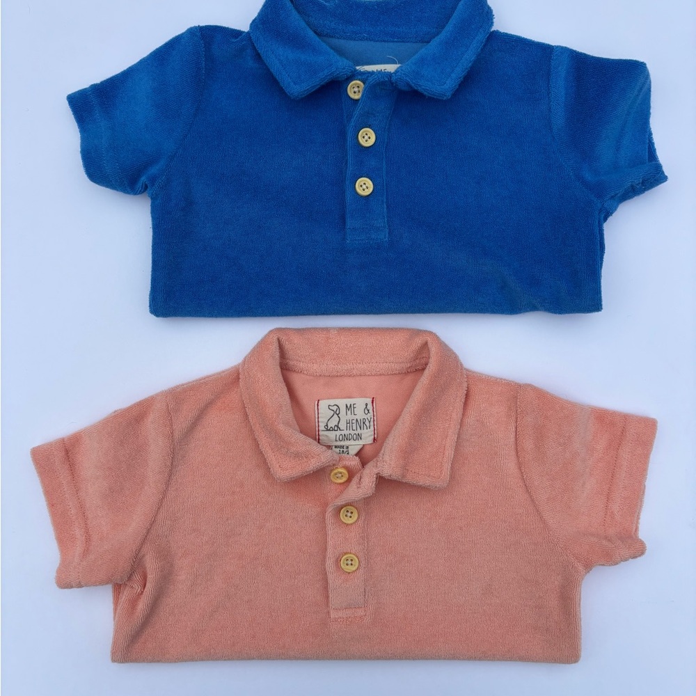 Me & Henry London Terrycloth Polo Set